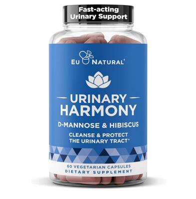 美国女士甘露糖胶囊Urinary Harmony D-Mannose 尿路保健60粒