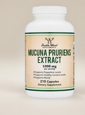 美国代成人多巴胺胶囊Mucuna Pruriens情绪支持健康保健210粒