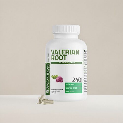 美国购Bronson Valerian Root缬草根胶囊情绪睡眠保健焦虑压力240