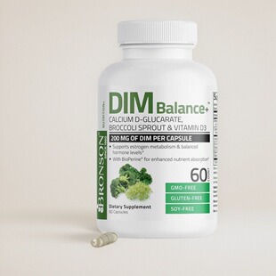 美国成人DIM平衡代谢胶囊+钙D-葡萄糖酸盐西兰花芽+D3 复合保健品