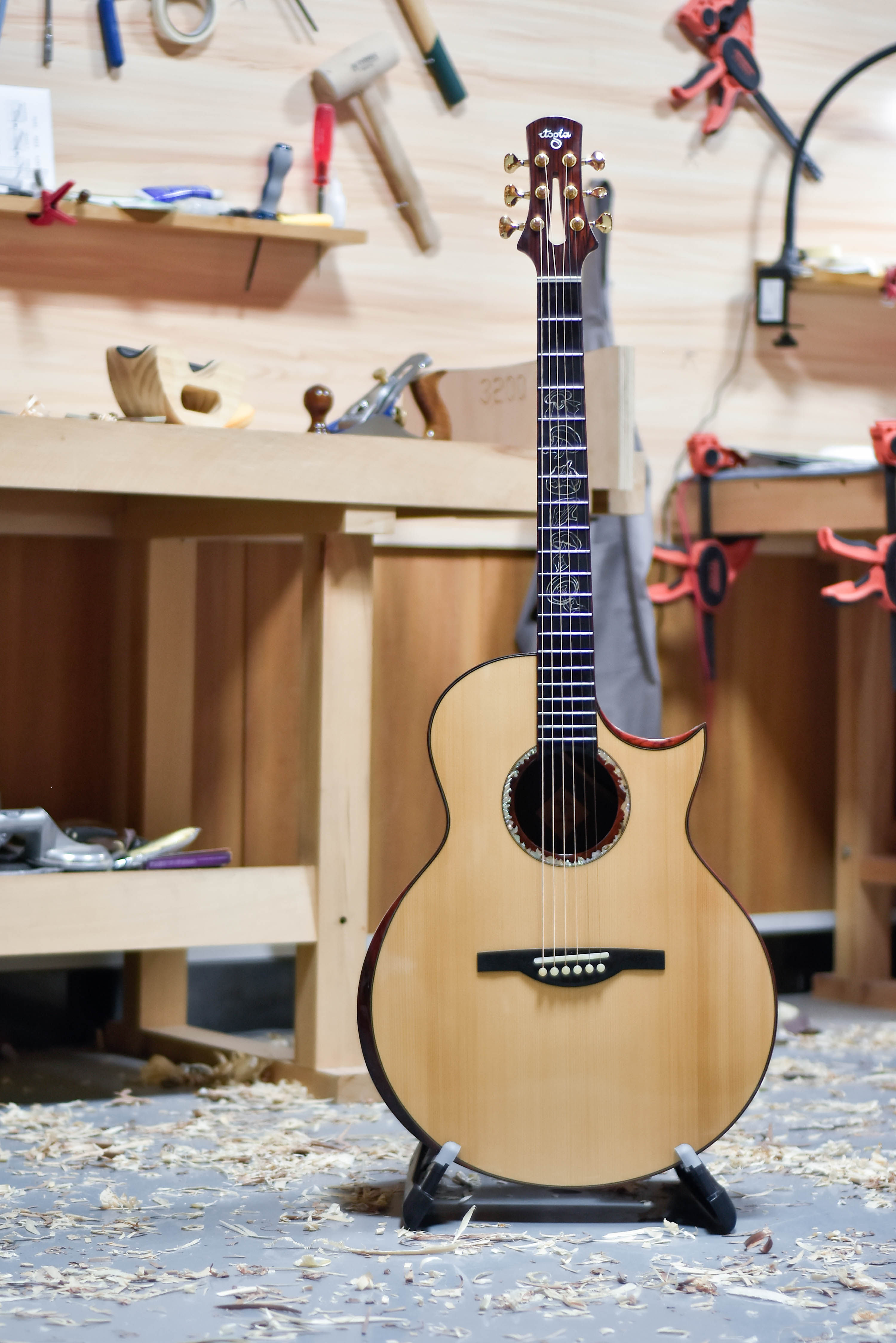 utopia乌托邦民谣手工订制 全单 木吉他41寸 凤凰 鲸 水母 虫洞