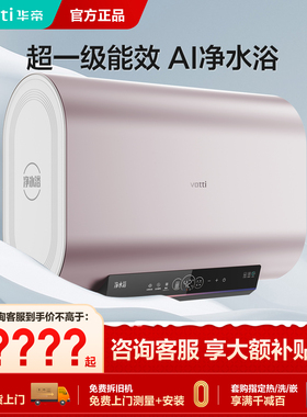 华帝DDF60-i14241家用电热水器储水式速热一级能效洗澡扁桶双胆