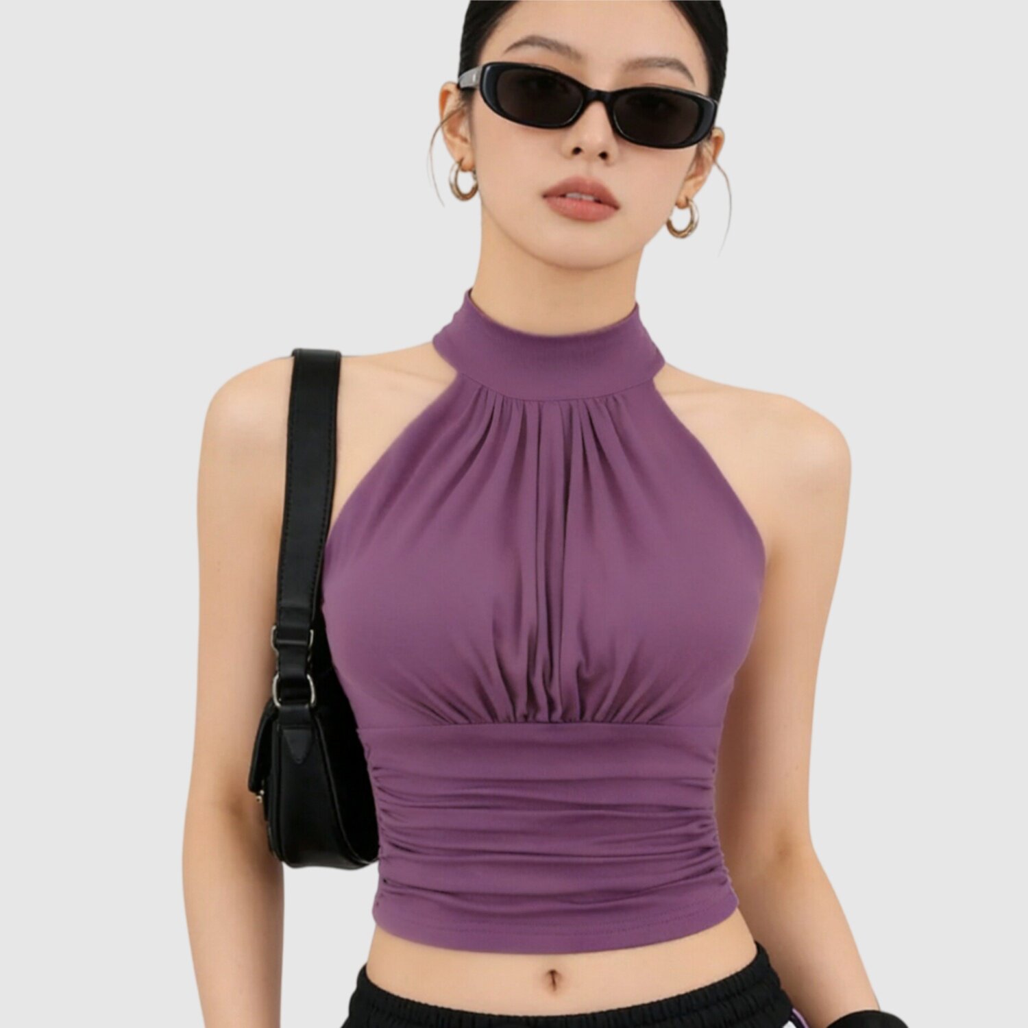 挂脖美背性感健身瑜伽服运动内衣女固定胸垫户外休闲百搭跑步显瘦