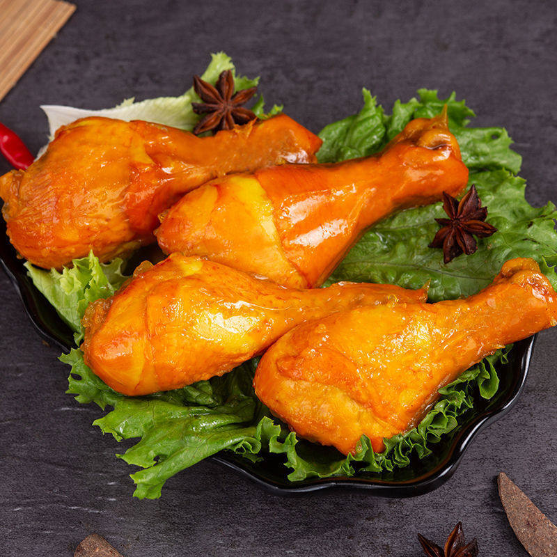 清真食品乡巴佬零食盐焗大鸡腿回族开袋即食真空包装肉类熟食夜宵