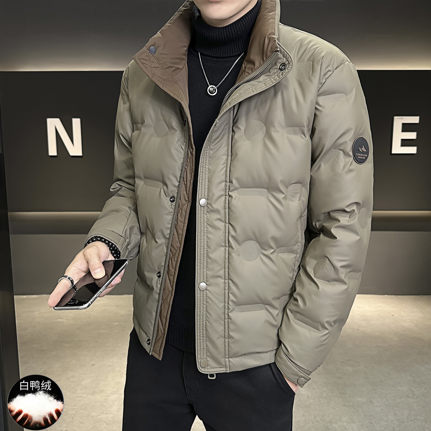 冬季新款轻薄羽绒服外套