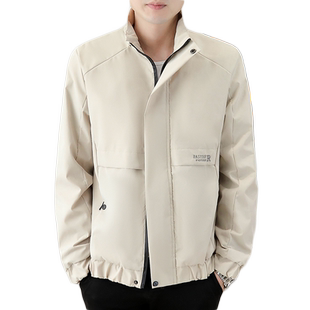 外套男秋冬季2025新款加绒加厚潮流帅气休闲百搭夹克衣服青年男装