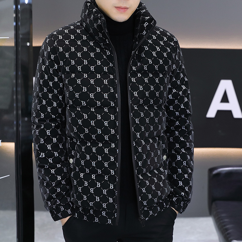 冬季新款立领保暖棉衣男