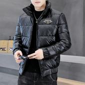 棉衣潮牌棉袄潮流亮面加厚保暖外套 男装 羽绒棉服男2025年冬季 新款