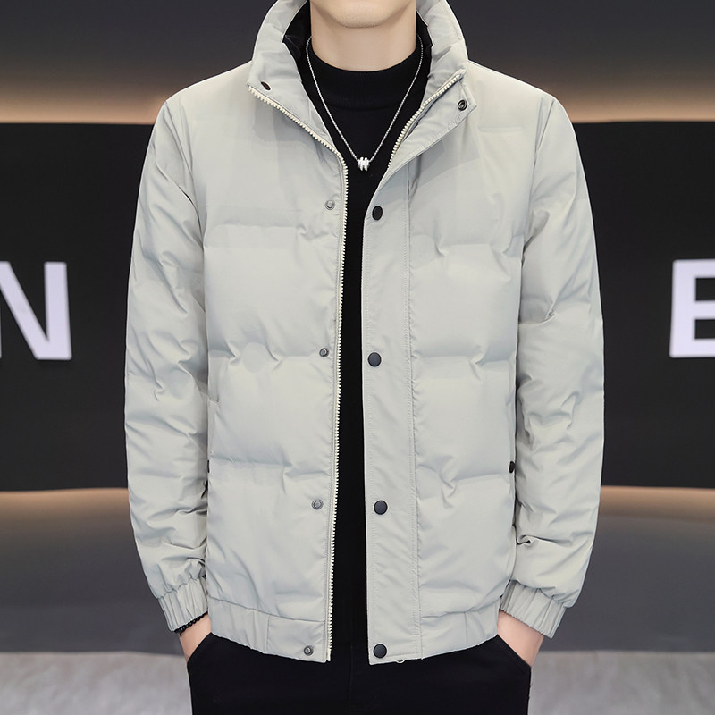 羽绒服男冬季立领保暖轻薄加厚2025冬装新款男士韩版休闲百搭外套