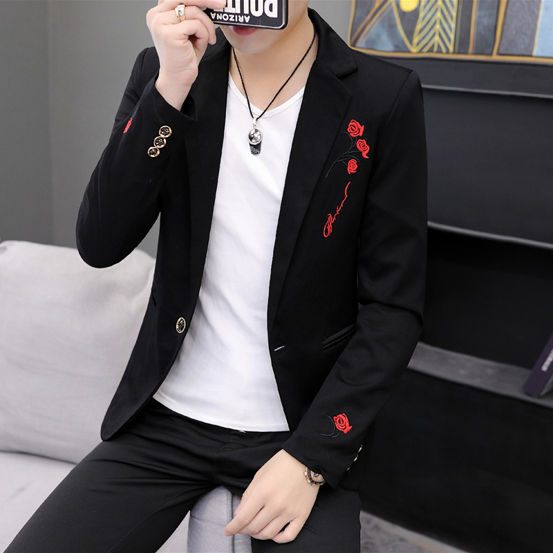 小西服青年新款潮流休闲帅气