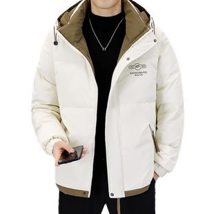 羽绒服男士轻薄冬季2026年新款韩版男装加厚外套潮牌帅气保暖冬装