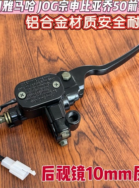 适用雅马哈比亚乔50前碟刹上泵后视镜10mm反丝刹车泵制动碟刹