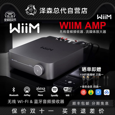 WiimAMP流媒体解码功放一体机