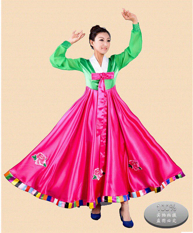 新款 韩服朝鲜服装 朝鲜女士服装 朝鲜族舞蹈服装女 大摆裙表演服|ruв категории Женская одежда, костюм/национальная одежда/театр костюм, национальная одежда/этап погрузки - от Buy2taobao.com для оказания профессиональной услуги покупки агента Taobao