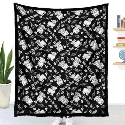 定制涂鸦毛毯减压创意毯动物印花礼品毯 DIY Coloring Blanket26