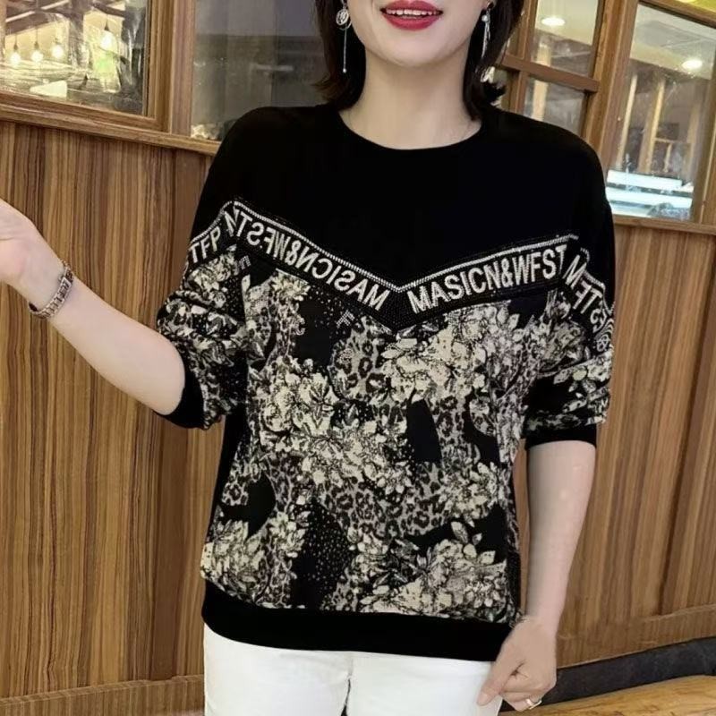 【芭拉婷】德绒保暖衣抖音爆款女士长袖新款妈妈中年宽松高档小衫