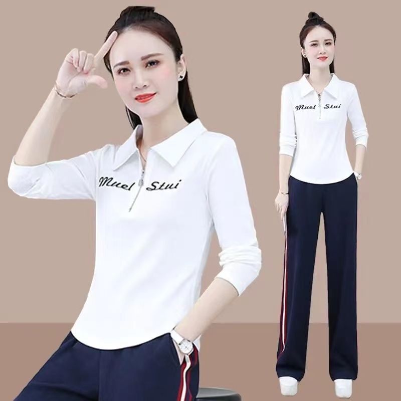 【芭拉婷】早春秋季长袖T恤打底衫女士2026新款修身显瘦小个子洋