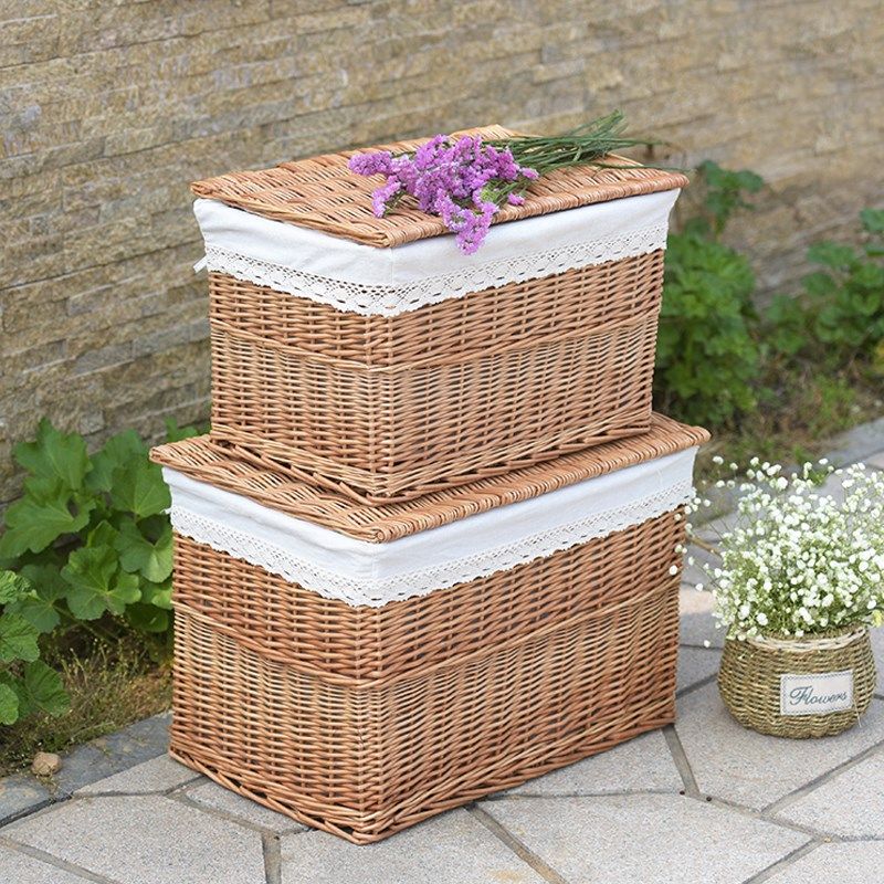 大号藤编蓝滕筐文件整理箱脏衣篮竹编柳编藤箱藤篮宝宝衣物收纳箱|msdalam kategori penyatuan simpanan, Rumah Storage Appliances, kotak simpanan, kotak simpanan - dari Buy2taobao.com untuk memberikan perkhidmatan ejen Taobao profesional membeli