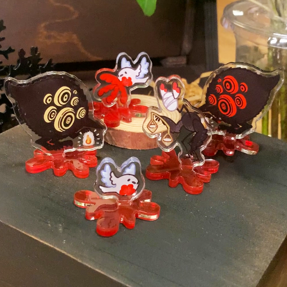 三鸟套装立牌,模玩/动漫/周边/娃圈三坑/桌游,动漫徽章/立牌,淘宝优惠券,粉丝福利购,淘宝优惠卷