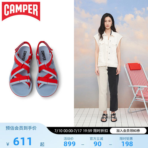 Camper看步女鞋休闲夏季百搭舒适