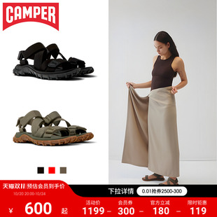Trail新款 软底魔术贴运动凉鞋 夏季 女 户外沙滩鞋 Camper看步Drift
