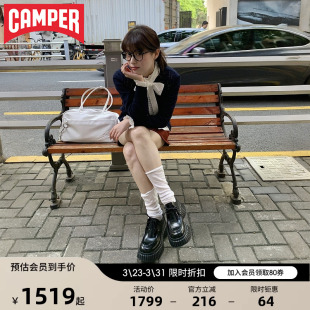 增高松糕鞋 BCN休闲风德比鞋 Camper看步女鞋 小皮鞋 博主同款