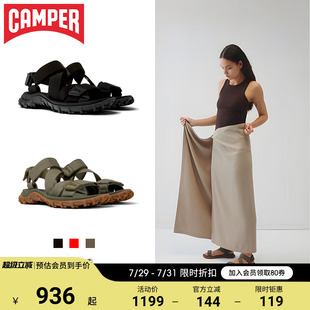 Trail新款 户外沙滩鞋 Camper看步Drift 夏季 女 软底魔术贴运动凉鞋