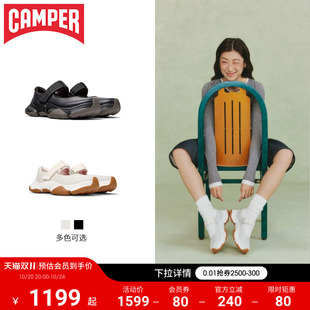 魔术贴玛丽珍运动鞋 Camper看步女鞋 圆头真皮单鞋 2浅口鞋 子 Karst