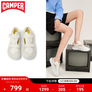 小白鞋 Stadium夏季 厚底休闲鞋 白色运动鞋 Camper看步女鞋 凉鞋 Peu