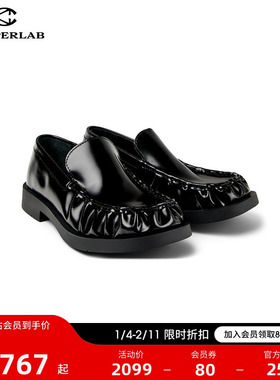 CAMPERLAB看步男女鞋Mil 1978一脚蹬复古舒适乐福鞋时尚褶皱皮鞋