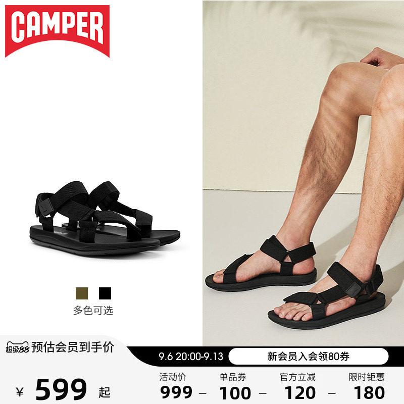 看步沙滩凉鞋Camper时尚图片