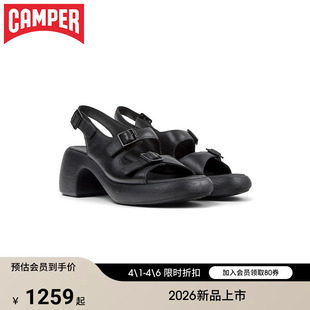 厚底增高夏季 鞋 Sandal简约凉鞋 Thelma 新品 Camper看步女鞋