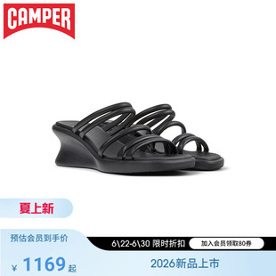 【新品】Camper看步女鞋Louise Sandal时尚一脚蹬凉鞋厚底高跟鞋
