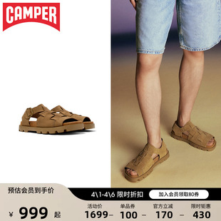 编织镂空防滑透气休闲凉鞋 Camper看步男鞋 Brutu夏季 新款 沙滩鞋