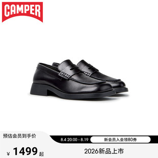 【新品】Camper看步女鞋Donna英伦风一脚蹬皮鞋舒适日常乐福鞋
