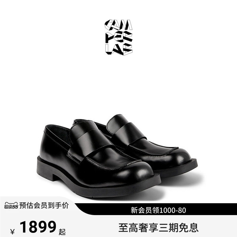 CAMPERLAB看步男女同款Mil1978新款方头乐福鞋休闲一脚蹬皮鞋图片