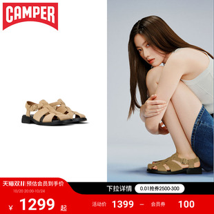 Dana夏季 复古厚底外穿渔夫鞋 新款 女洞洞鞋 罗马凉鞋 Camper看步女鞋