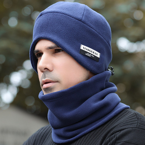 加绒加厚】围脖帽子冬季保暖抗寒
