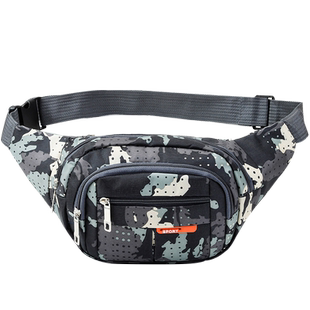 帆布腰包男款女士多功能户外运动跑步手机袋工地干活工具防水耐磨