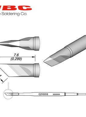 JBC烙铁头 C210烙铁头 手机维修 芯片维修C210018 C210020纳米头