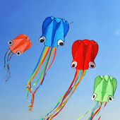 八爪鱼风筝潍坊风筝新款 软体章鱼风筝立体口袋章鱼风筝