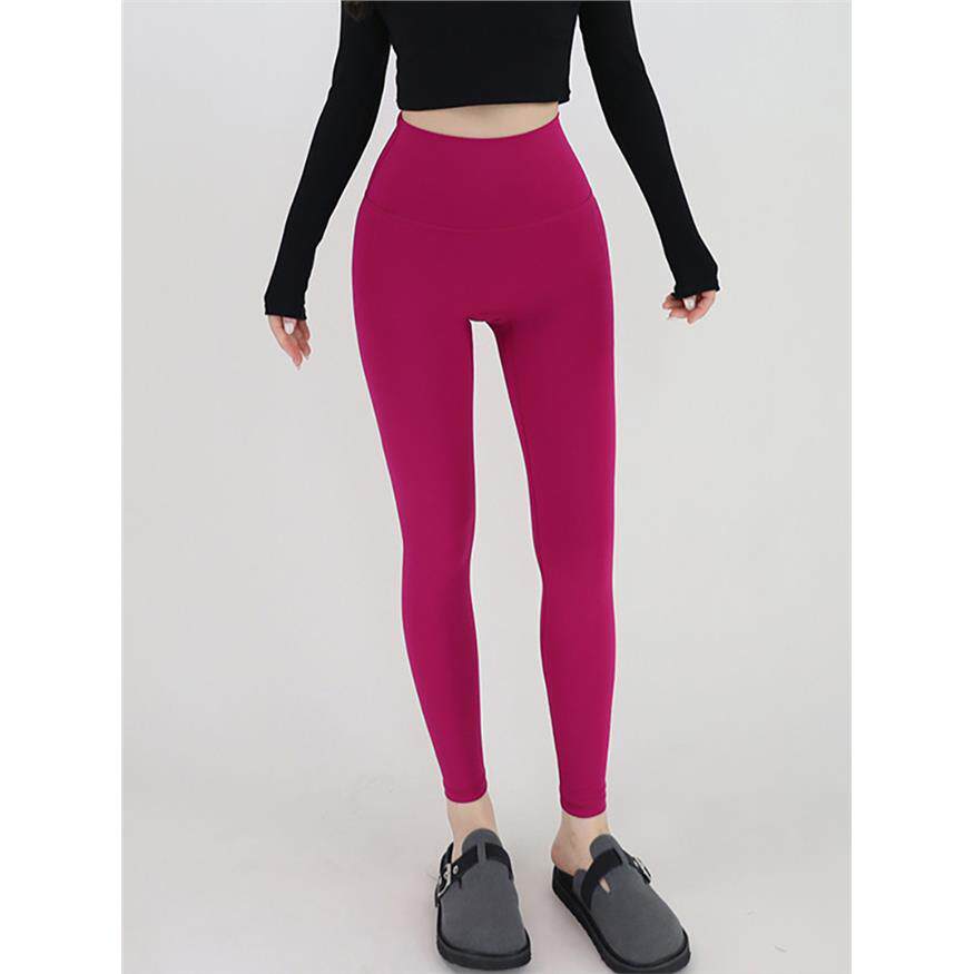 瑜伽裤女春夏新款高腰提臀紧身弹力速干运动跑步专业普拉提健身裤