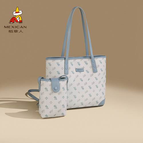 大容量手提包稻草人时尚潮流