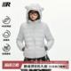 ER小熊耳朵连帽轻薄款 排骨羽绒服冬90白鸭绒防寒云朵泡芙羽绒外套