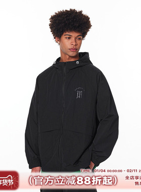 ER&MAEA联名温感logo变色2026夏户外登山宽松情侣防晒衣外套夹克