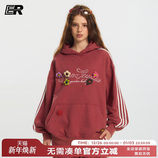 外套 ER莫奈花园重磅卫衣2026春男女慵懒chic情侣装 陈思罕同款