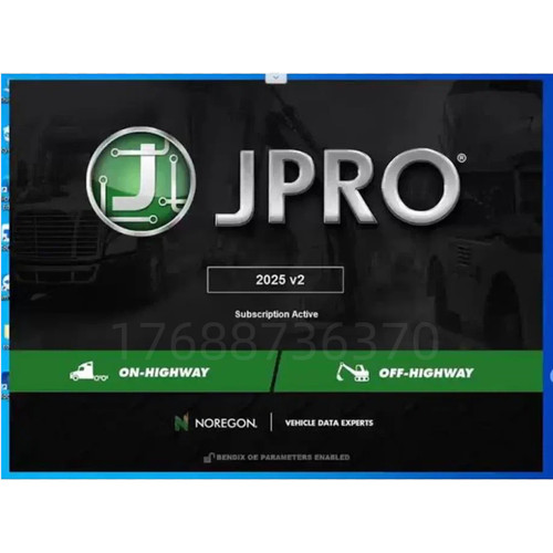 2025V3.1 Noregon DLA JPRO Diagnostics诊断检测仪软件重型卡车