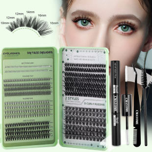 Lashes 551pcs DIY Eyelash Extension D Curl Long Individual