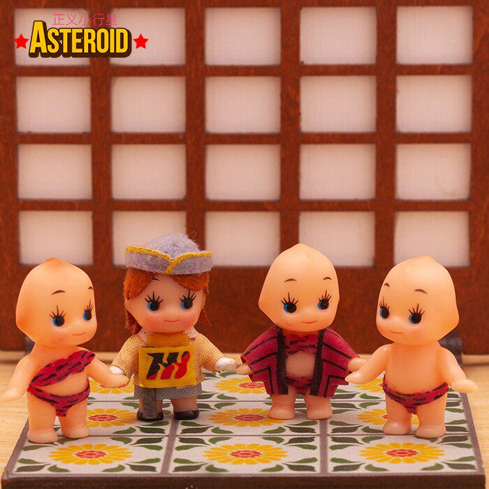 正版迷你老玩具散货可爱丘比娃娃复古卡通玩偶模型场景摆件手办