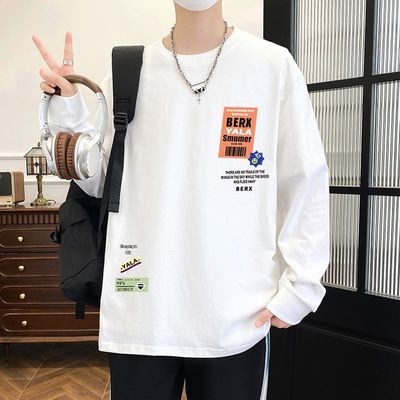 10纯棉休闲卫衣男春秋季